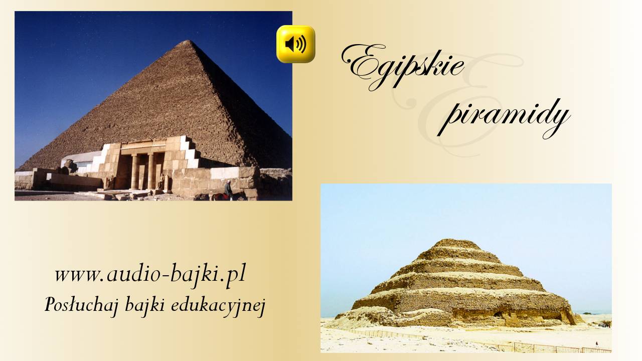 Egipskie piramidy, ilustracja